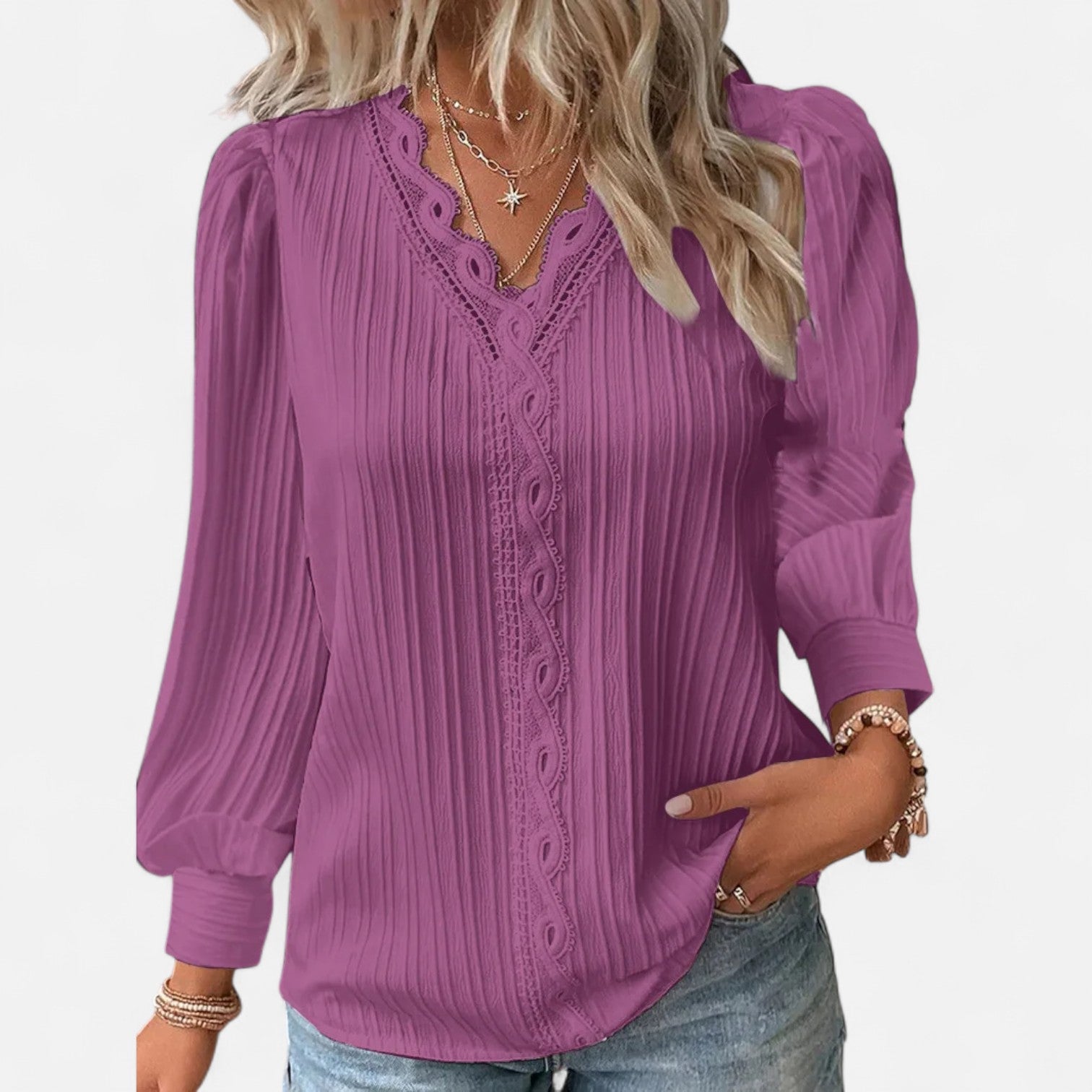 Women’s Chic Blouse – Tailored Silhouette, Effortless Polish - Sofia Maris