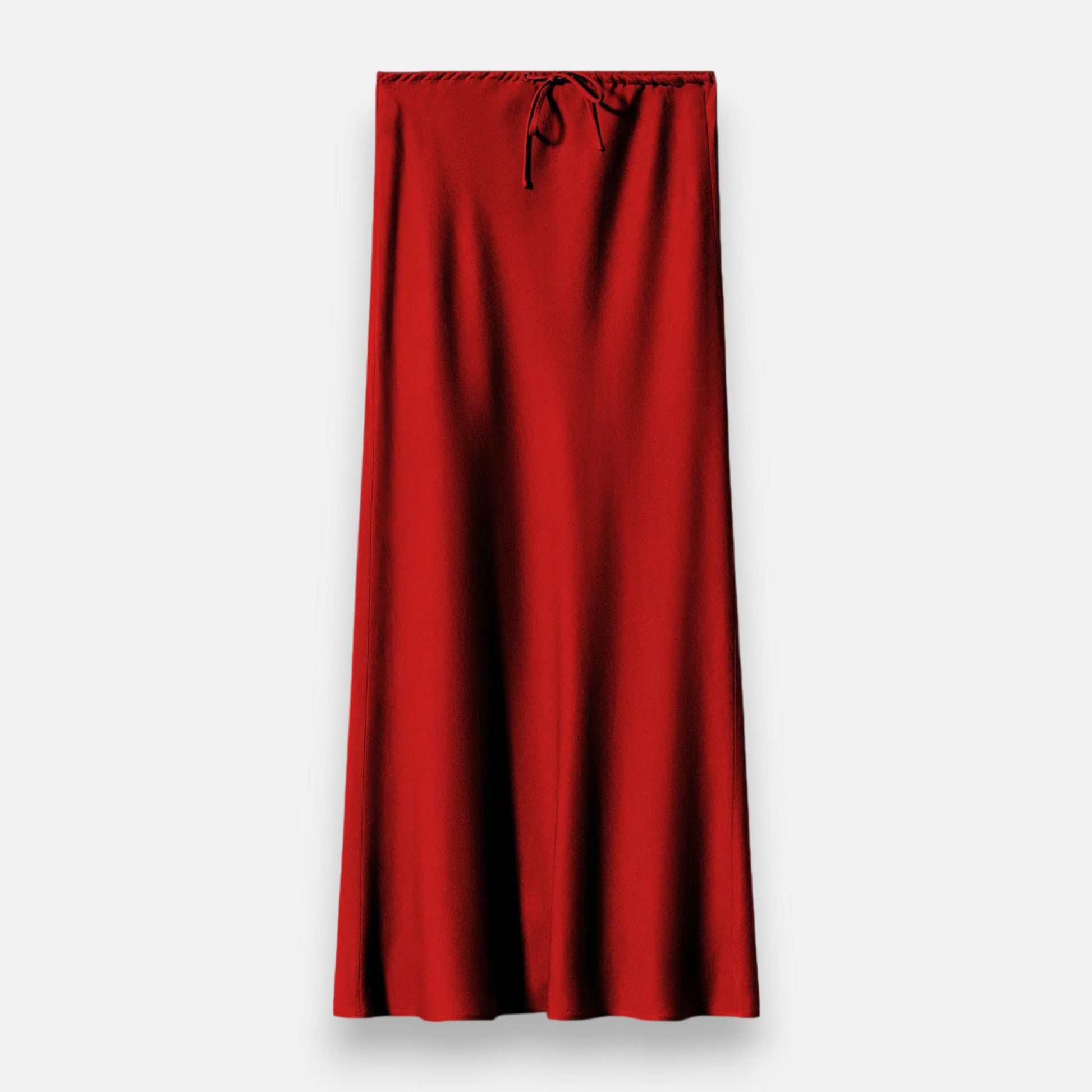 Women's Elegant High-Waist Satin Skirt - Sofia Maris