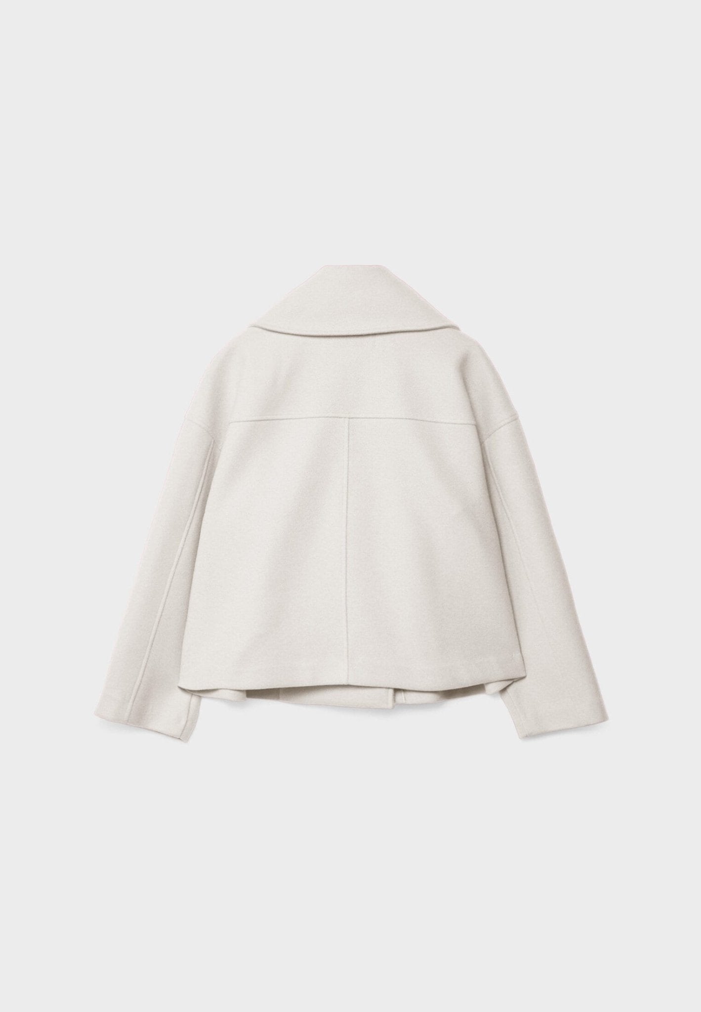 Viola Cropped Double-Breasted Jacket | Collared Relaxed Fit Jacket - Sofia Maris
