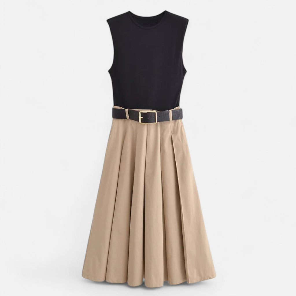 Sofia Maris | Women’s Pleated Knitted Midi Dress