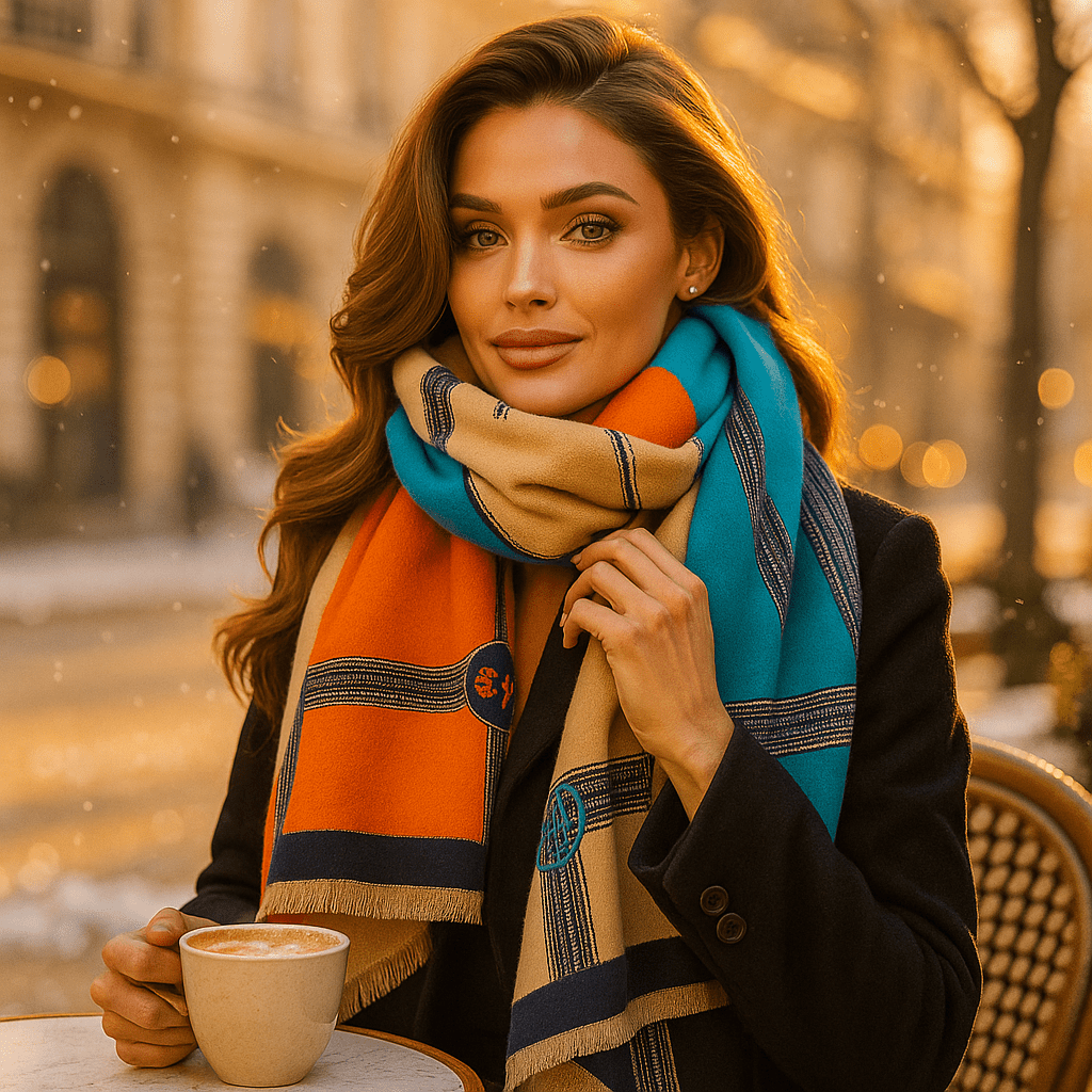 Ruby Scarf - Elegant - Warm - Luxurious