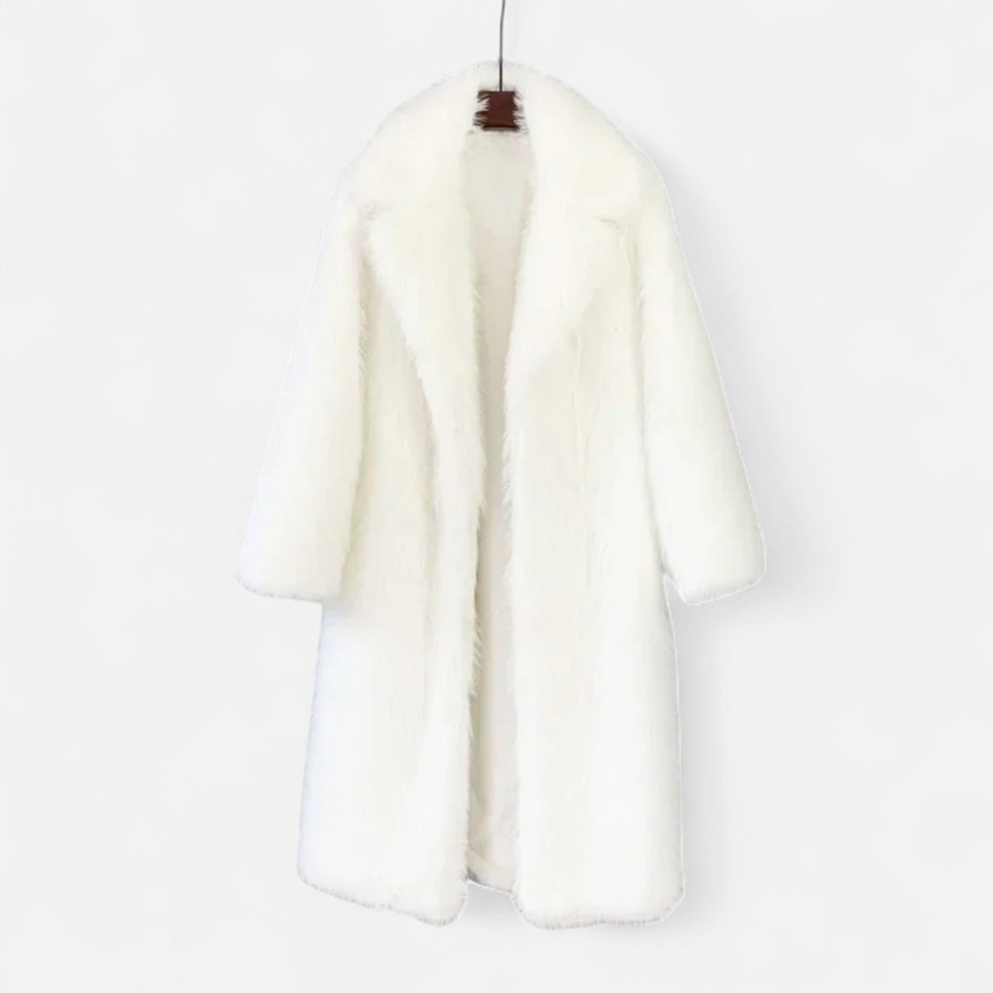 The Sofia Women’s Long Faux Fur Overcoat - Sofia Maris